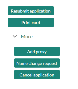 Visual aid for explanation of how to add a proxy in the electronic verification system.